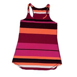 Lululemon Refresh Racer Tank Blossom Stripe Bumble Berry Ghost Size 6 Women's
